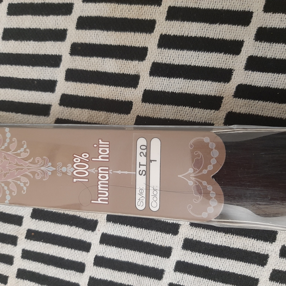 100% Human Hair Extension - Black